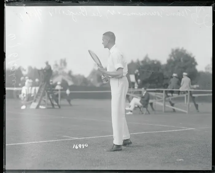 Framed Print : William Clothier at Tennis Tournament Framed Print : William Clothier at Tennis Tournament