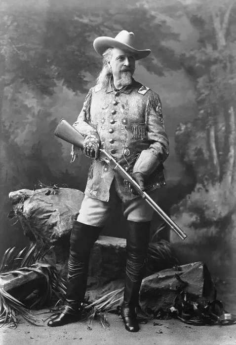 Framed Print : William Cody With Rifle Framed Print : William Cody With Rifle