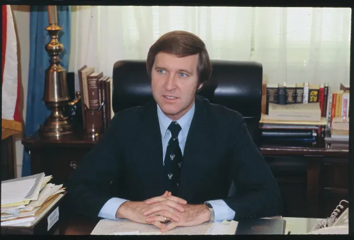 Framed Print : William Cohen at Desk Framed Print : William Cohen at Desk