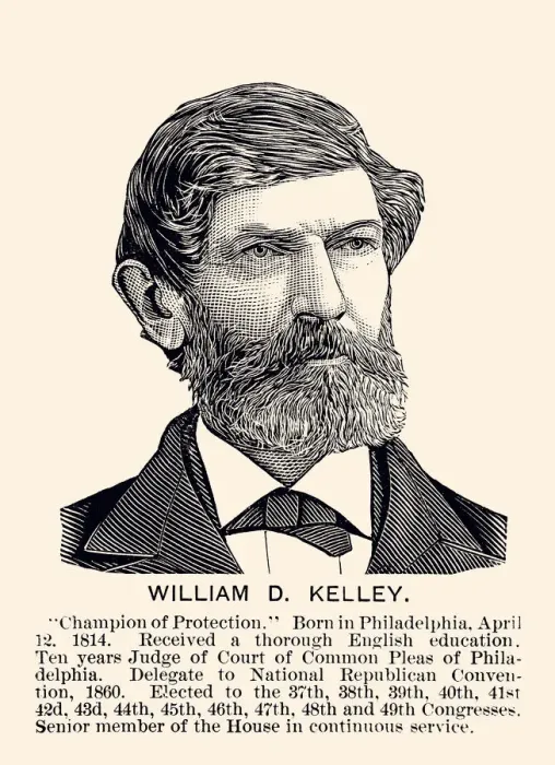 Framed Print : WILLIAM D. KELLEY (XXXL) Framed Print : WILLIAM D. KELLEY (XXXL)