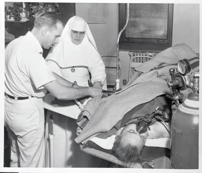 Framed Print : William D. Rockne Lying on Operating Table Framed Print : William D. Rockne Lying on Operating Table