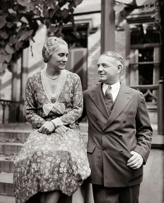 Framed Print : William Donovan with Wife Ruth Framed Print : William Donovan with Wife Ruth