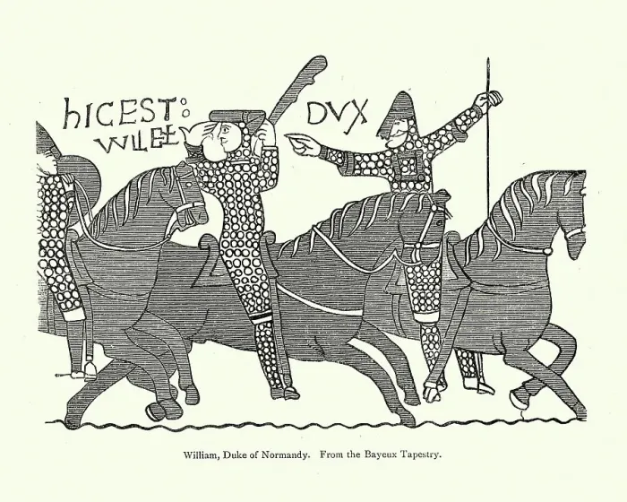 Framed Print : William, Duke of Normandy, from Bayeux tapestry Framed Print : William, Duke of Normandy, from Bayeux tapestry
