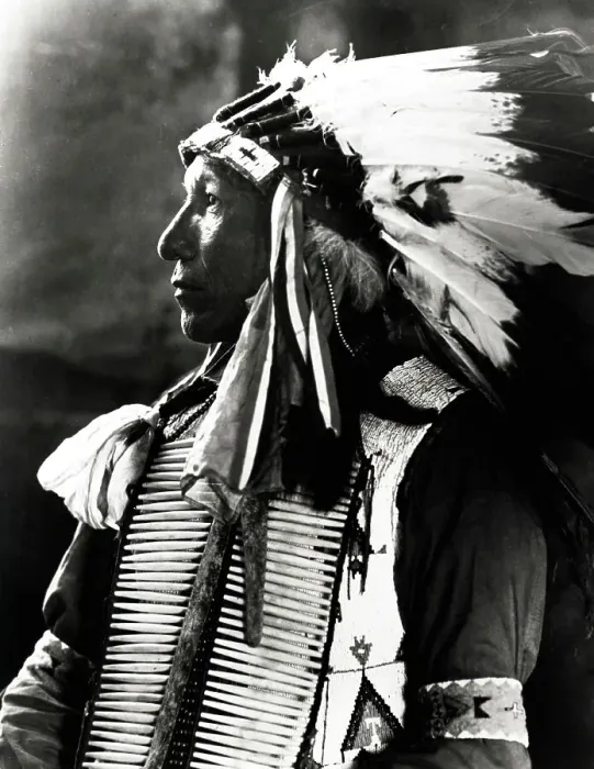 Framed Print : William Eagleshirt in Headdress Framed Print : William Eagleshirt in Headdress