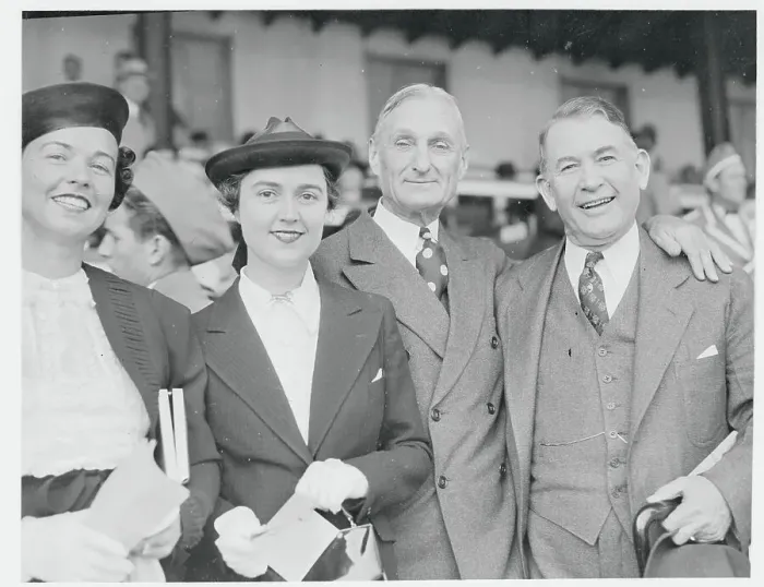 Framed Print : William Gibbs McAdoo Posing with Others Framed Print : William Gibbs McAdoo Posing with Others