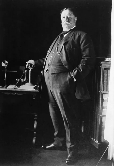 Framed Print : William H. Taft Standing Beside Telephone Framed Print : William H. Taft Standing Beside Telephone