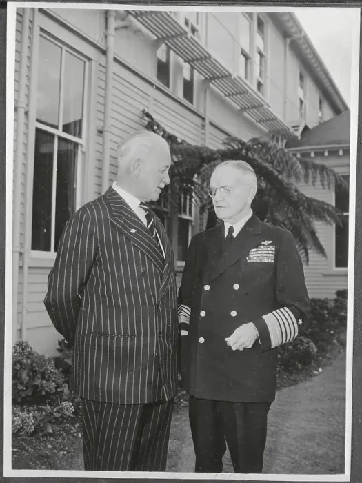 Framed Print : William Halsey Speaking to S.G. Holland Framed Print : William Halsey Speaking to S.G. Holland
