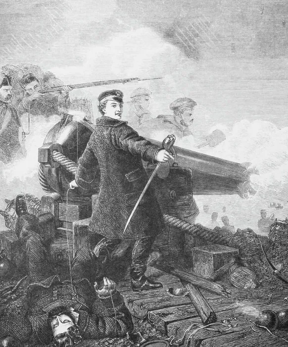 Framed Print : William Hewitt Standing by Wreckage Framed Print : William Hewitt Standing by Wreckage