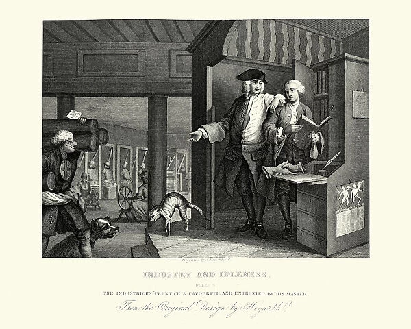 William Hogarth Industry and Idleness The Industrious Prentice