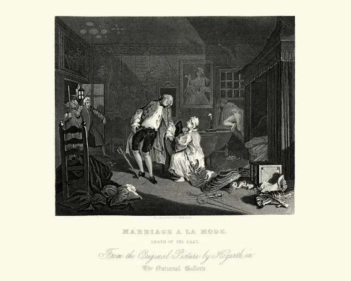 Framed Print : William Hogarth Marriage A La Mode The Bagnio Framed Print : William Hogarth Marriage A La Mode The Bagnio