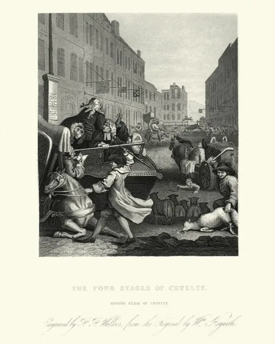 Framed Print : William Hogarth The Four Stages of Cruelty