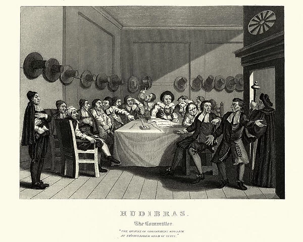 William Hogarths Hudibras, The Committee, Quacks of Goverment