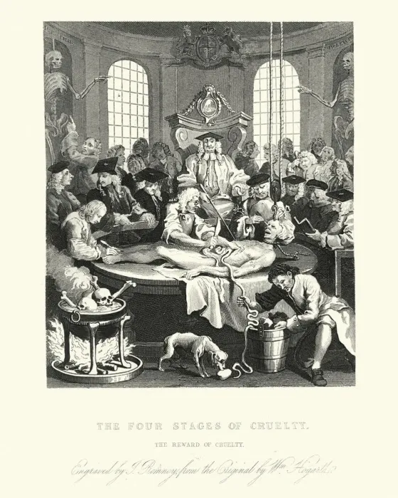 Framed Print : William Hogarths The reward of cruelty Framed Print : William Hogarths The reward of cruelty