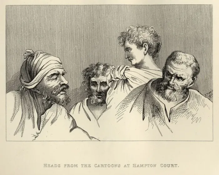 Framed Print : William Hogarths, Sketch of heads from the cartoons Framed Print : William Hogarths, Sketch of heads from the cartoons