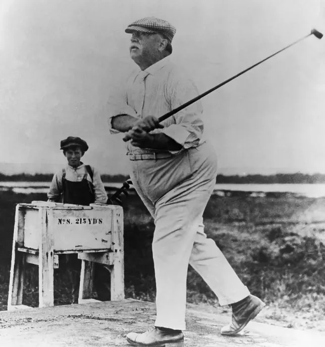Framed Print : William Howard Taft Playing Golf Framed Print : William Howard Taft Playing Golf