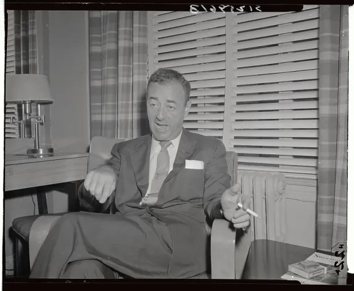 Framed Print : William J. Levitt in Press Conference Framed Print : William J. Levitt in Press Conference