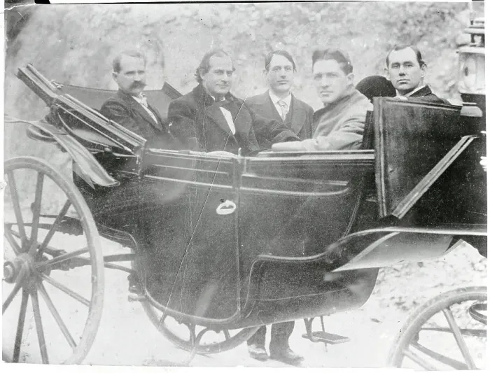 Framed Print : William Jennings Bryan and Others in Carriage Framed Print : William Jennings Bryan and Others in Carriage