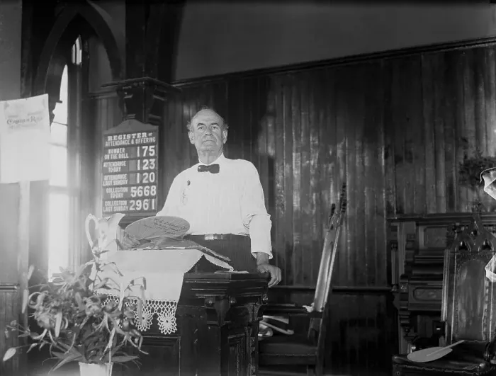 Framed Print : William Jennings Bryan at Pulpit Framed Print : William Jennings Bryan at Pulpit