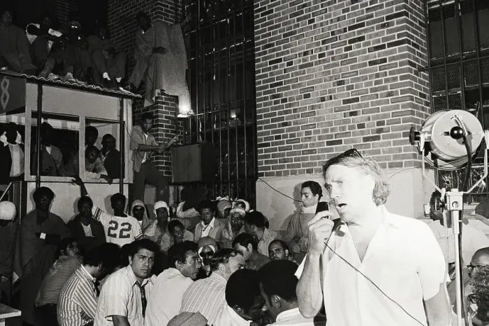Framed Print : William Kunstler Addressing Prison Inmates Framed Print : William Kunstler Addressing Prison Inmates