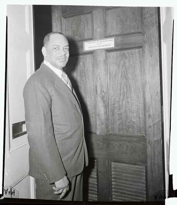 Framed Print : William L. Dawson Standing and Posing for Camera Framed Print : William L. Dawson Standing and Posing for Camera