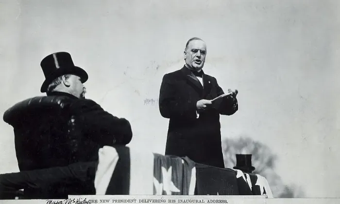 Framed Print : William Mckinley Addressing Public Framed Print : William Mckinley Addressing Public
