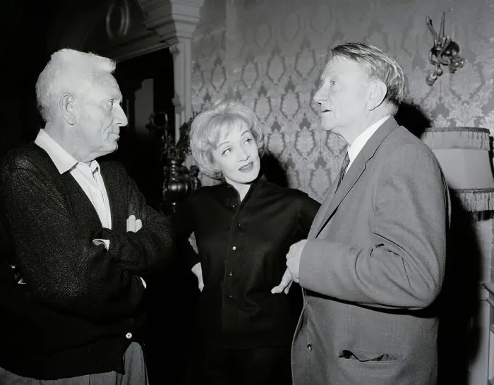 Framed Print : William O. Douglas Talking with Spencer Tracy and Marlene Dietrich Framed Print : William O. Douglas Talking with Spencer Tracy and Marlene Dietrich