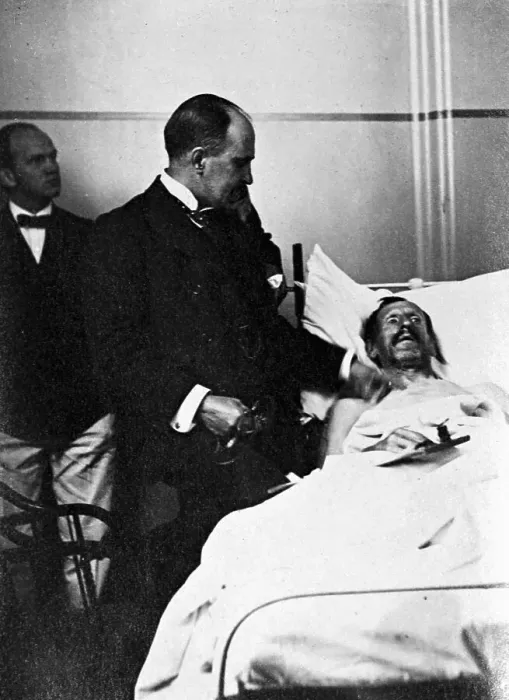 Framed Print : William Osler At Bedside Of Patient
