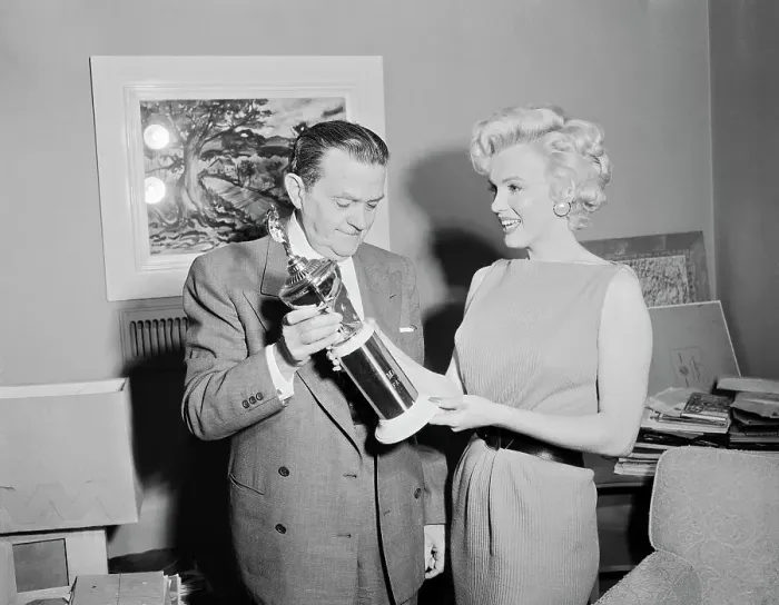 Framed Print : William R. RD of Hollywood Reporters Presents Trophy Framed Print : William R. RD of Hollywood Reporters Presents Trophy