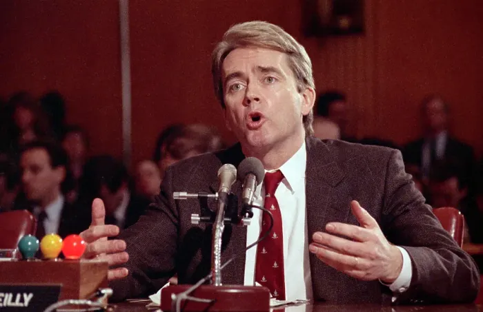 Framed Print : William Reilly Testifying