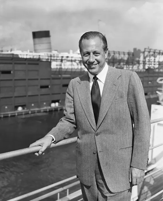 Framed Print : William S. Paley Of Cbs Smiling