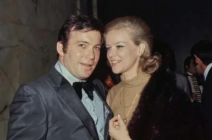 Framed Print : William Shatner & Anne Francis Framed Print : William Shatner & Anne Francis