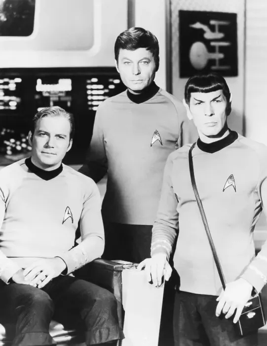 : William Shatner, DeForest Kelley, and Leonard Nimoy : William Shatner, DeForest Kelley, and Leonard Nimoy