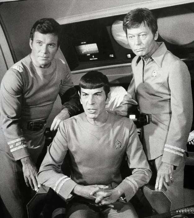 Framed Print : William Shatner, Leonard Nimoy, and DeForest Kelley Framed Print : William Shatner, Leonard Nimoy, and DeForest Kelley