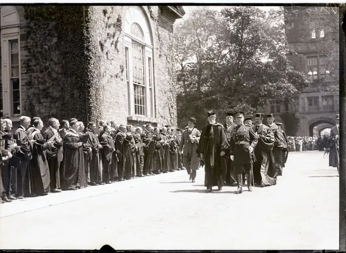 Framed Print : William Taft Walking During Graduation Framed Print : William Taft Walking During Graduation