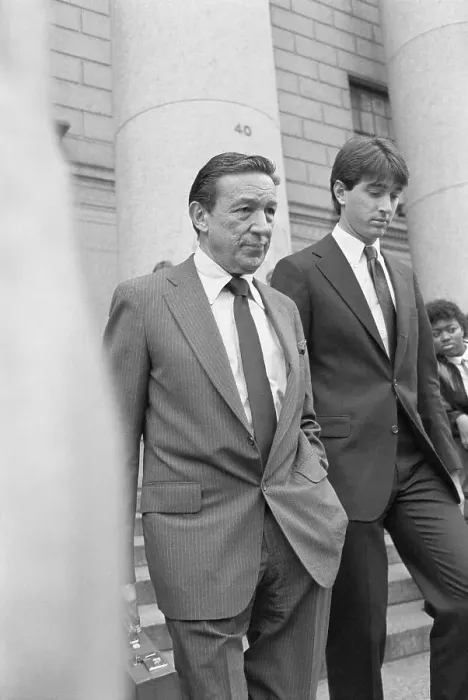 Framed Print : William Westmoreland and Mike Wallace Leaving Court Framed Print : William Westmoreland and Mike Wallace Leaving Court