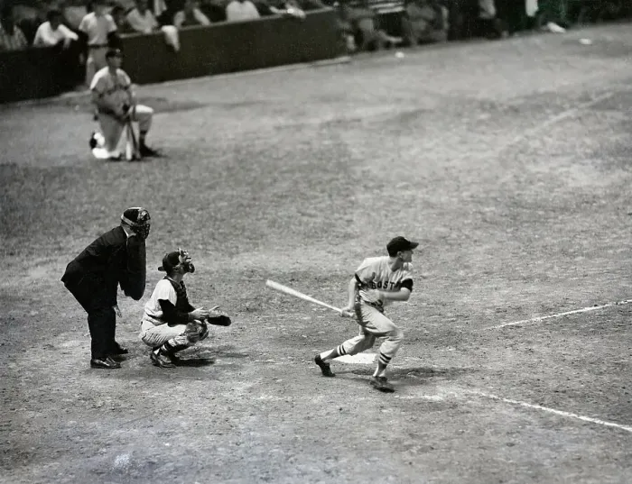Framed Print : Williams Right After Hitting Baseball Framed Print : Williams Right After Hitting Baseball