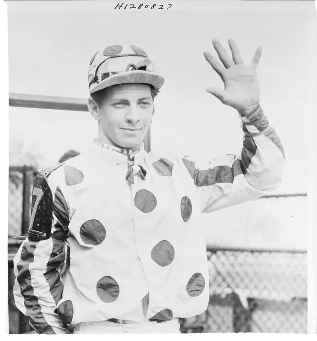 Framed Print : Willie Hartrack Holding Up His Hand
