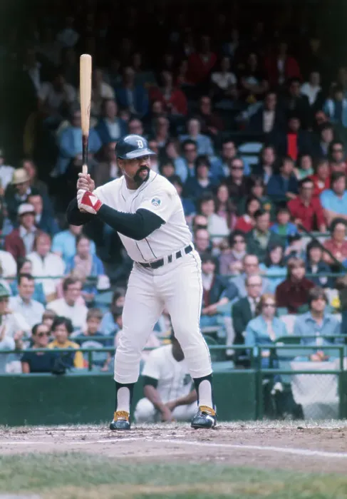 Framed Print : Willie Horton Ready to Hit the Ball