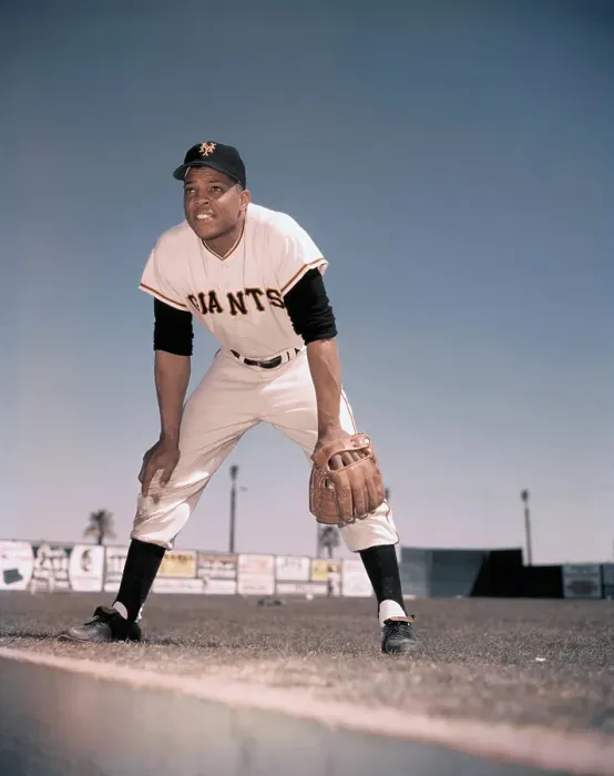 Framed Print : Willie Mays of NY Giants 1955 Framed Print : Willie Mays of NY Giants 1955