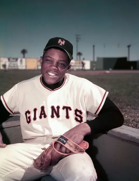 Framed Print : Willie Mays of NY Giants Baseball Team