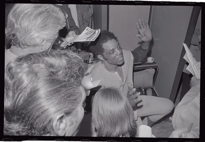 Framed Print : Willie Mays Speaking with The Press Framed Print : Willie Mays Speaking with The Press