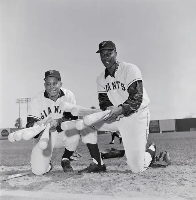 Framed Print : Willie Mays and Willie McCovey Selecting Baseball Bats Framed Print : Willie Mays and Willie McCovey Selecting Baseball Bats