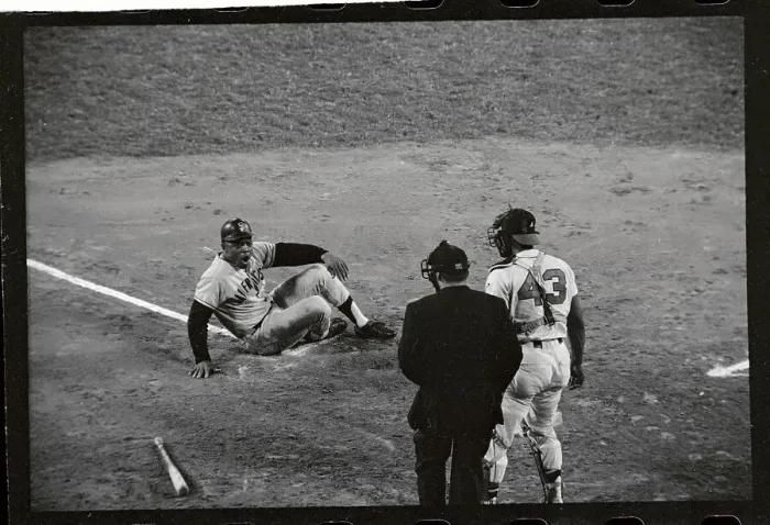 Framed Print : Willie Mays Yelling While on The Dirt Framed Print : Willie Mays Yelling While on The Dirt