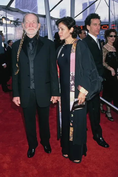 Framed Print : Willie Nelson And Annie D'Angelo Attend 42nd Annual Grammy Awards Framed Print : Willie Nelson And Annie D'Angelo Attend 42nd Annual Grammy Awards