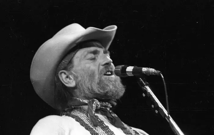 Framed Print : Willie Nelson Performing Framed Print : Willie Nelson Performing