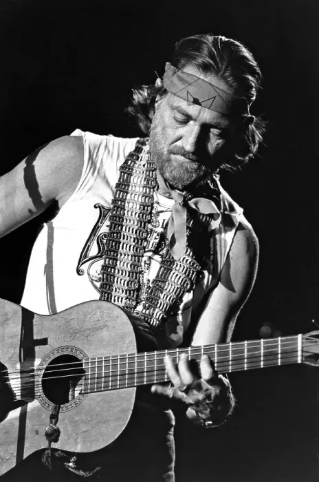 Framed Print : Willie Nelson Performing Framed Print : Willie Nelson Performing