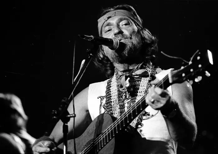 Framed Print : Willie Nelson Performing Framed Print : Willie Nelson Performing