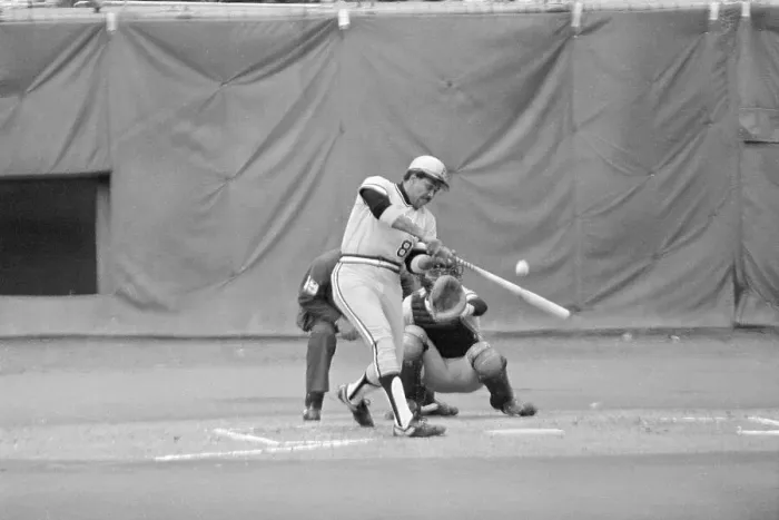 Framed Print : Willie Stargell Swinging in World Series Framed Print : Willie Stargell Swinging in World Series