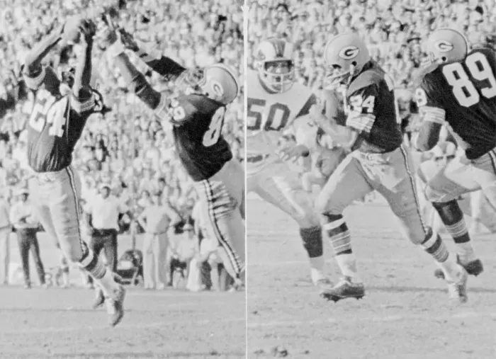 Framed Print : Willie Wood Intercepting Pass Framed Print : Willie Wood Intercepting Pass