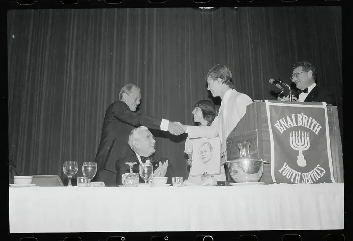 Framed Print : Willy Brandt Being Congratulated Framed Print : Willy Brandt Being Congratulated